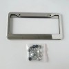 Chrome Stainless Steel Metal License Plate Frame Tag Cover With
