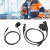 U94 PTT Adapter Cable Walkie Talkie Headset Adapter with Key