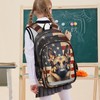 ALAZA Usa Flag German Shepherd Dog Travel Laptop Backpack, 17