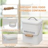 Geyecete Bird Feeder,Bird Food Jar Pet Food Storage Airtight Food
