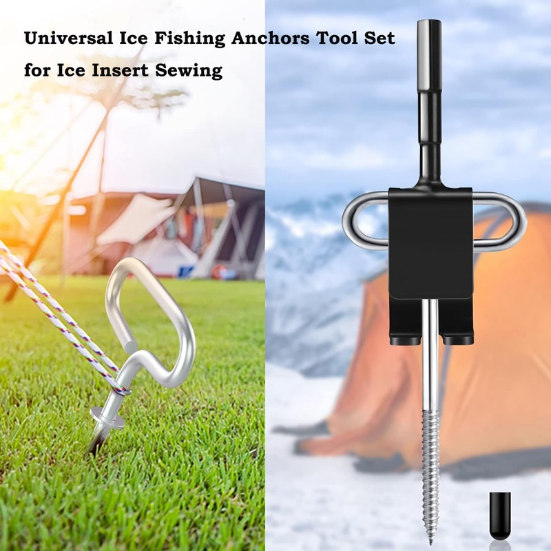 Heavy Duty Tent Nails - Ice Nail Ground Nail, 4pcs