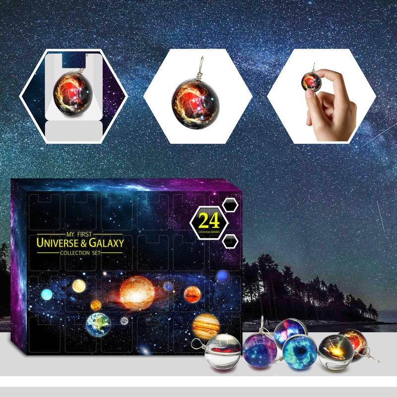Universe Galaxy Advent Calendar 24 Days Christmas Advent Calendar Space