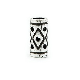 Battle-Merchant Viking Beard Bead Made of Silver, Small - Bead for Dreadlocks Dreads - Inner Diameter 2 mm