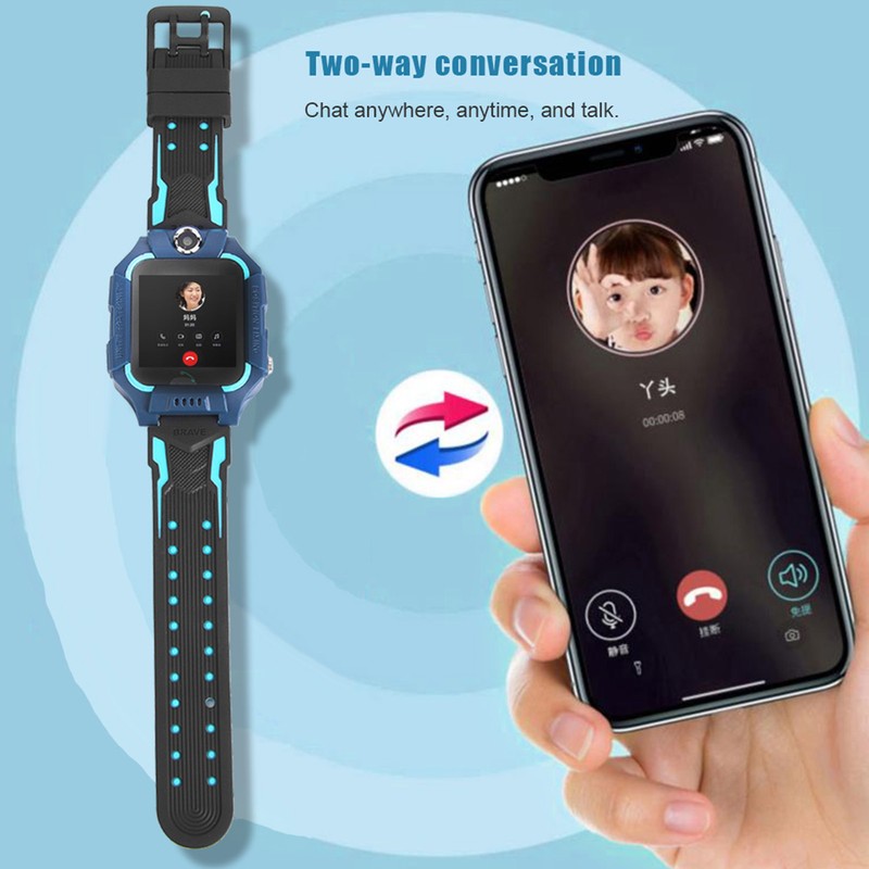 Portable Waterproof Kids Smartwatch LBS Positioning Children Safe Call Voice
