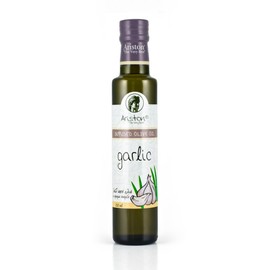 Ariston "The Very Best" Extra Virgin Olive Oil | Anti-Oxidant Rich, Cold Pressed, Premium Quality | Product of Greece (250ml) 8.45 fl oz, GARLIC