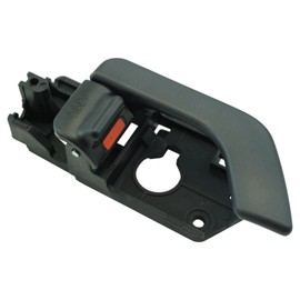 TRQ Right Interior Door Handle Black Passenger Side Compatible with 2003-2008 Hyundai Tiburon