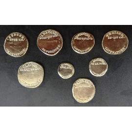 Eurofusioni Ancient Roman Coins gold plated - 8 pieces SET