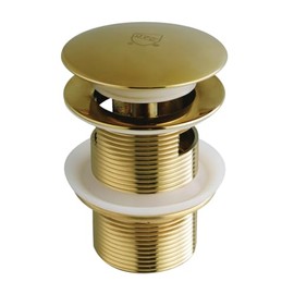 Kingston Brass VTDESHOEBB Trimscape Tub Drain Shoe, Brushed Brass, 2.75 x 2.75 x 3.06
