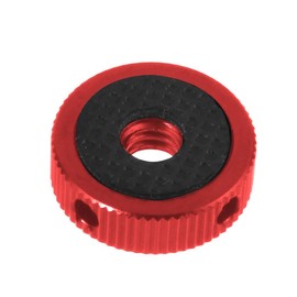 CS PRIORITY Stainless Steel 1/4 Screw Mini Tripod Adapter Mount Compatible with HERO 13 for Action Cameras photography accessaries (Red Pad)