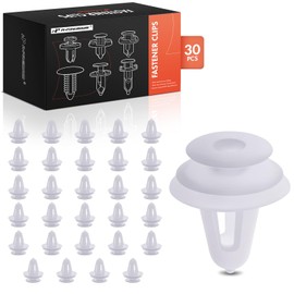 A-Premium 30PCS Natural Nylon Door Trim Retainer Clips Compatible with Toyota Corolla 1995-2010 - For 9.5mm Hole