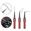 Cleqee 50pcs Car Back Probe Kit Banana Plug Alligator Clip