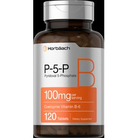 Horbäach P5P Activated Vitamin B6 100mg | 120 Tablets | Vegetarian | by Horbaach