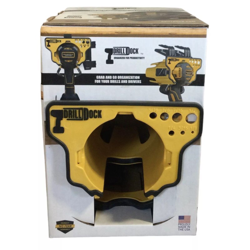 Drill Dock Power Drill and Driver Tool Organization and Storage