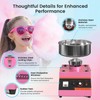 BLITZHOME Cotton Candy Machine, 1000W Electric Commercial Retro Candy Floss