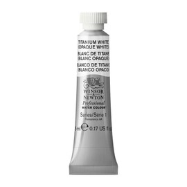 Winsor & Newton Professional - Vernici ad acquerello, vivaci e resistenti alla luce, pigmenti per artisti, TUBO 5 ML, colore: Bianco Di Titanio (Bianco Opaco)