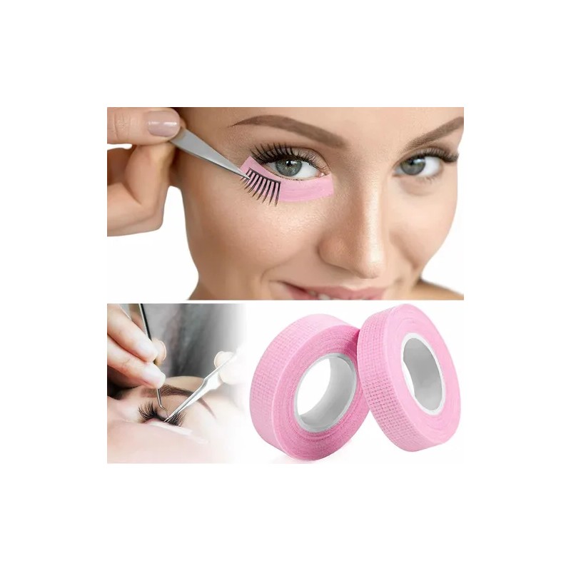 10 Cinta Micropore De Colores Para Pestañas Mink 1x1 Dama