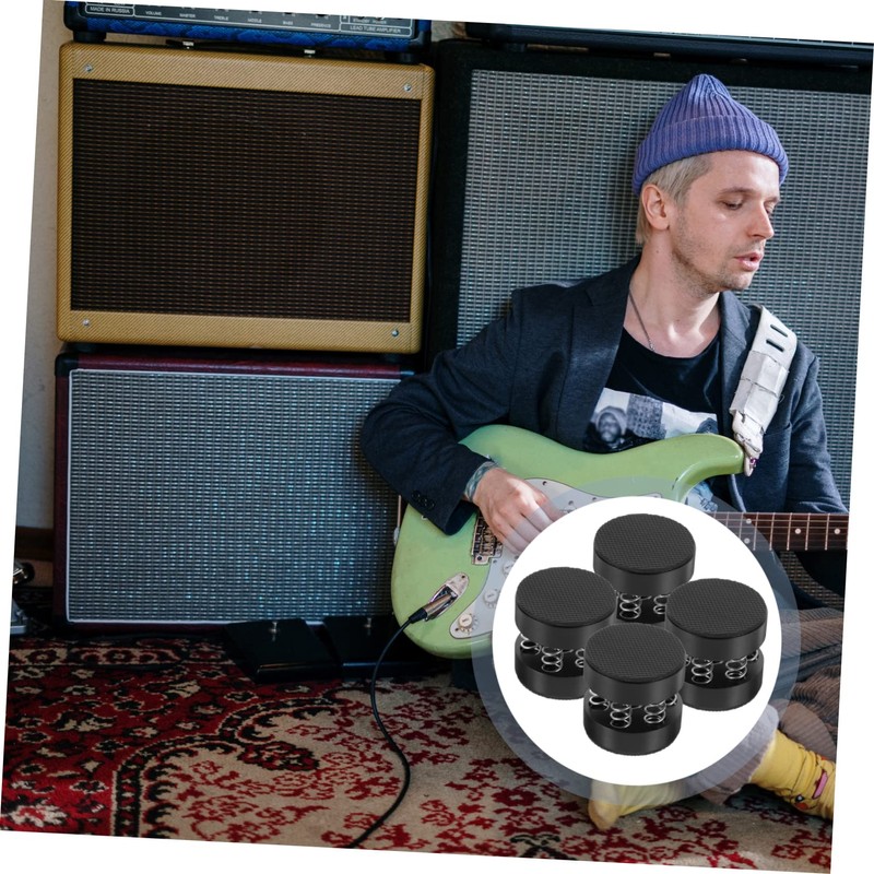 DOITOOL 4pcs Shockproof Speaker Pads Feet for Home Speakers HiFi