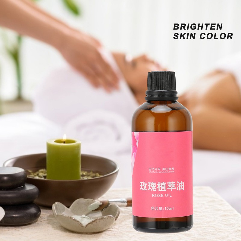 Rose Extract Essential Oil Skin Care Face Moisturizing Body Massage