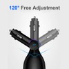 Car Charger Cigarette Lighter Splitter Adapter,120W QC3.0 Dual USB Car