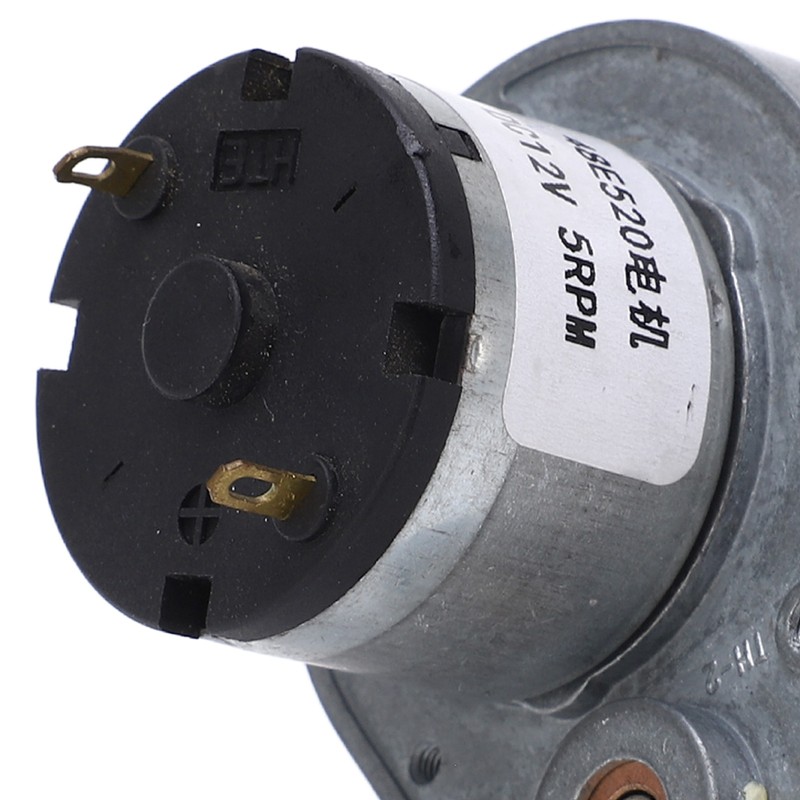 Gear Motor DC 12V 5RPM Speed Reduction Geared Motor Alloy