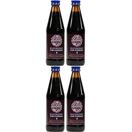 (4 Pack) - Biona - Organic Pure Blueberry Juice | 330ml | 4 Pack Bundle