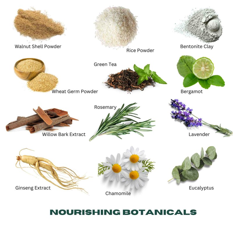 Urth Men's Exfoliating Face Scrub with Green Tea & Rice