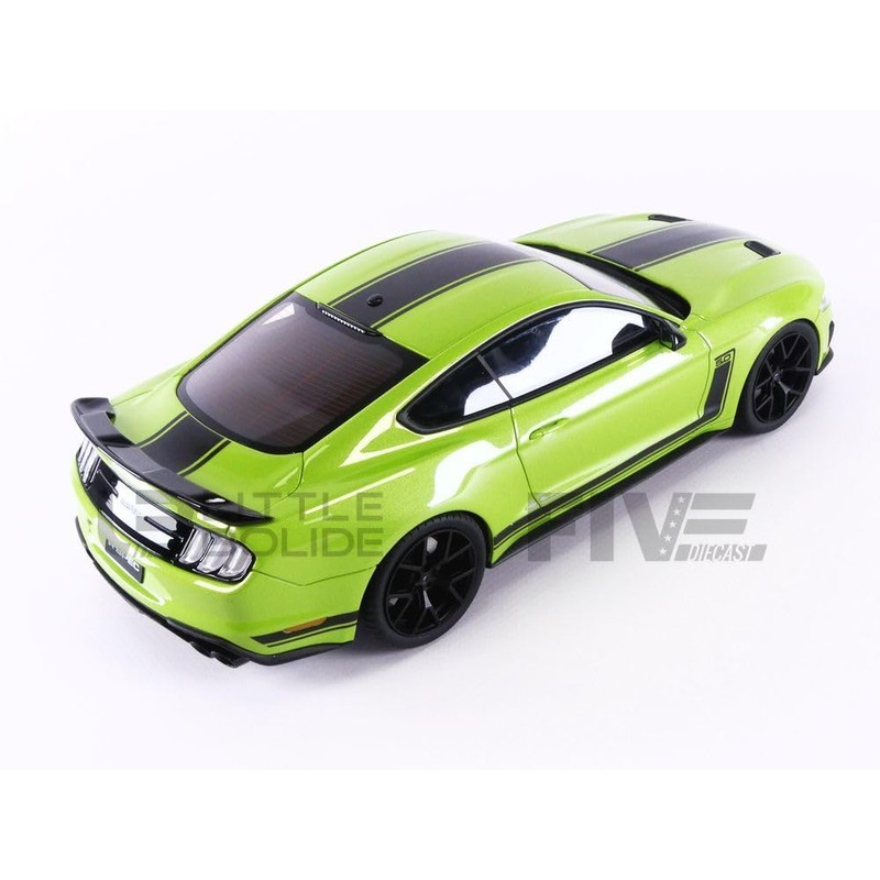 2020 Mustang R-Spec RHD Grabber Lime in 1:18 Scale by