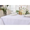 ZIMEL HOMES Extra Large Rectangular Fabric Tablecloth 150x300cm and 140x200cm