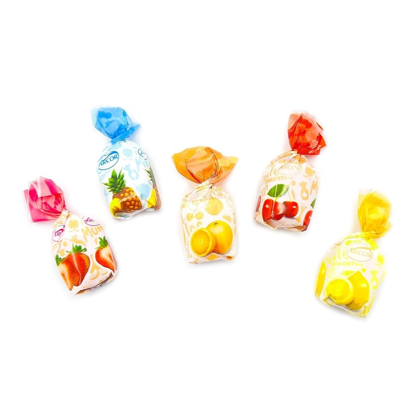 Assorted Fruit Filled Hard Candy - 1 Pound Bulk Pack