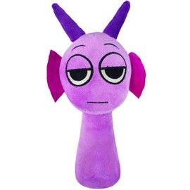 Sprunki Plush Toy,9.8"Funny Sprunki Plushies For Games Fans,Super Soft Collectible Stuffed Toy,Christmas Birthday Gifts For Boys Girls And Fans Aged4 5 6 7 8 9 10+Years Old Stocking Stuffers. (Purple)