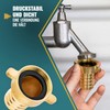 POPPSTAR Hose Connector 1 Inch Brass (Including Union Nut with