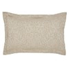 PURE ACORN JACQUARD PILLOWCASE OXFORD LINEN