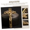 COLLBATH 3pcs Jesus Cross Pendant Cross Necklace for Men Women