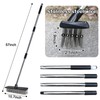 Heavy Duty Wire Push Broom Brush, 15.7" Stainless Steel Bristle