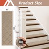 COSY HOMEER Edging Stair Treads Non-Slip Carpet Mat 28inX9in Indoor