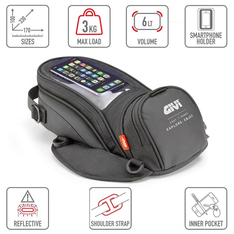 Givi Easy Tank Bag One Size