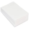 Commercial 6-Fold Origami Napkins, Flat, Plain, White, Pack of 1000