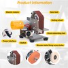Mornajina Mini Belt Sander for Knife Making, 3 IN 1