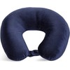 World's Best Microfibre Feather Soft Neck Pillow Navy Blue