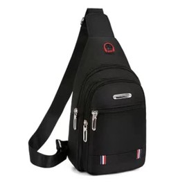 Men's chest canvas leisure sports small backpack oxford cloth single shoulder messenger bag