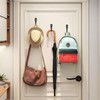 VIPERMARK 4 Pcs Wall Mounted Hooks for Bedroom,Bathroom,Kitchen,and Cabinet Hangers