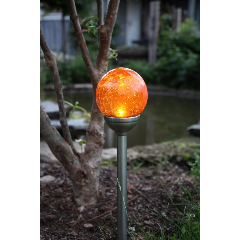 Copy of Star Trading Roma LED Solar Light, Silver/Amber