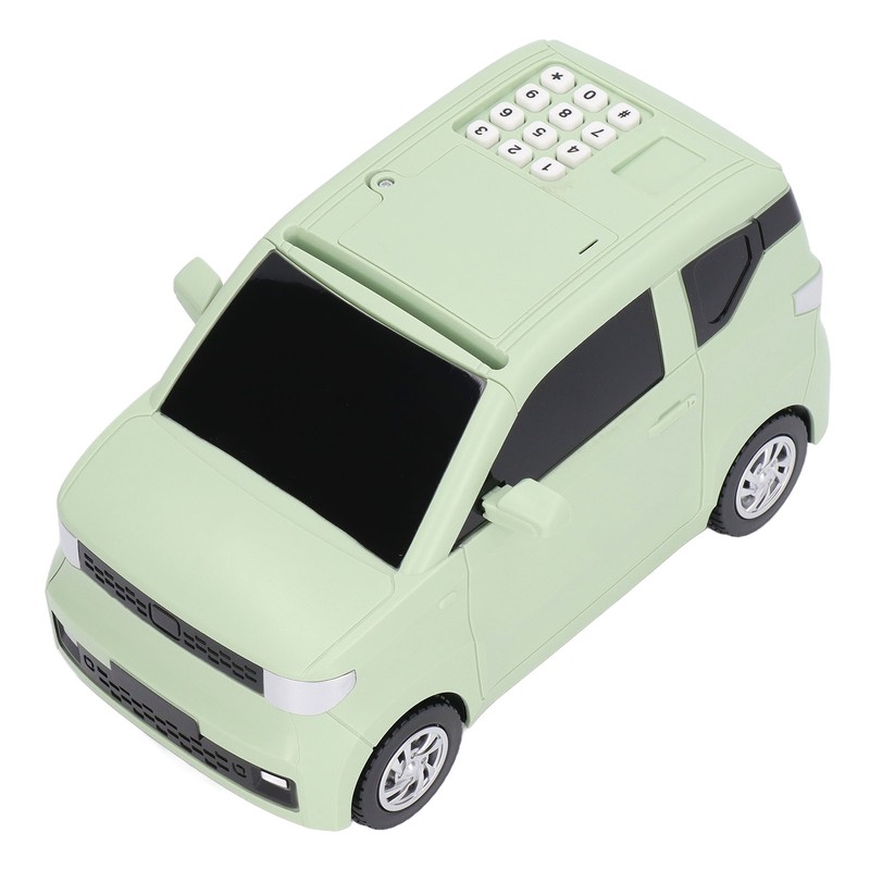 Electronic Car Money Bank Simulation Model Car Automatic Rolling Fingerprint