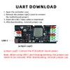 WeiguoIOT ESP32 WLED LED Strip Controller with Microphone,USB-C, UART Download