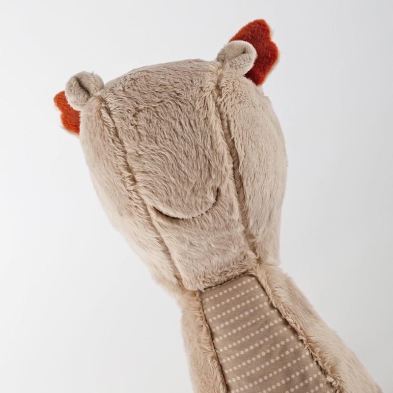 sigikid 43273 Dragon Patchwork Sweety, Plush, Cuddly Toy, Cuddly Soft,