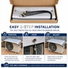 2 Pack Outdoor Air Conditioner Cover Waterproof Rainproof AC Unit