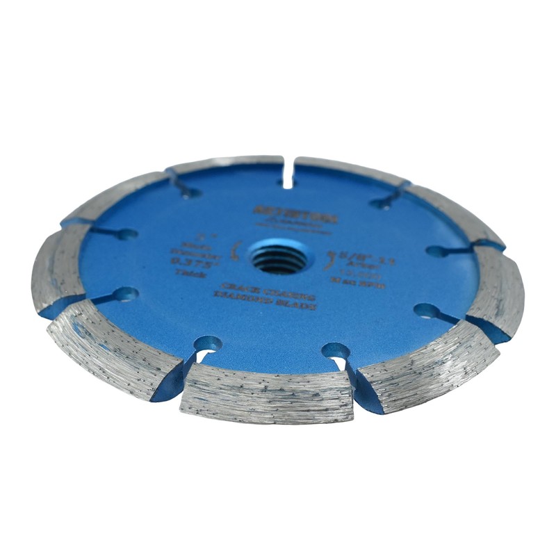 ACTINTOOL 5"x0.375" Concrete Crack Chasing Diamond Blade, 5 Inch Crack