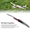 2 Blades RC Airplane Folding Propeller with Adapter Ring Carbon