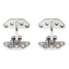 TopHomer 2Pcs Long Reach Hatch Hinge, Heavy Duty Marine Grade