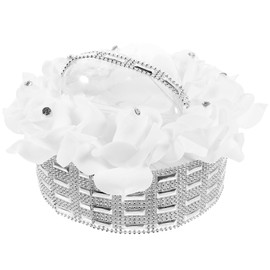 STOBAZA Heart-shaped Ring Box Simulated Flower Ring Storage Box for Women for Ceremony